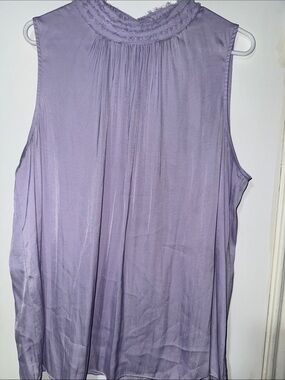 Lavender Sleeveless High-Neck Camisole